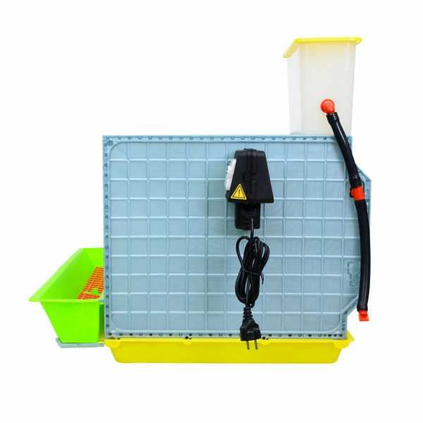 Chick Brooder - 2 Section H:15" (Starter Kit for Chickens, Turkeys, Ducks)