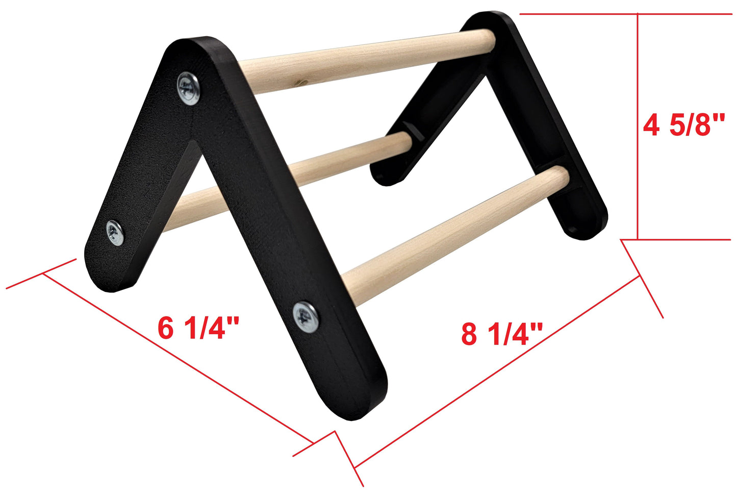 Combo 16 Inch Long 5 Bar & 8 Inch 3 Bar Perch for Baby Chicks & Quail
