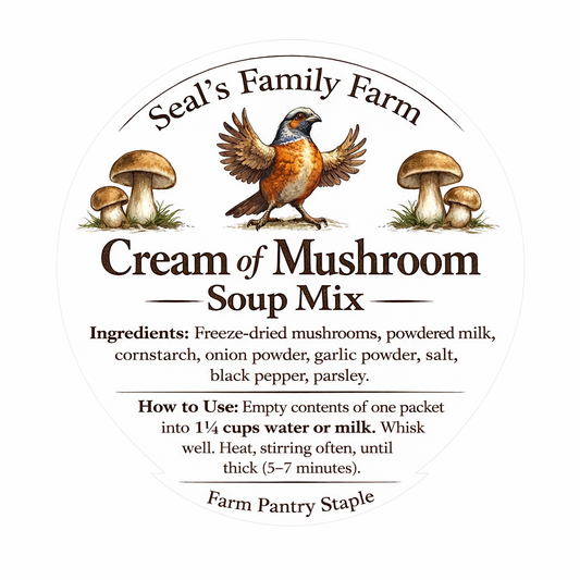 Cream of Mushroom Dry Soup Mix