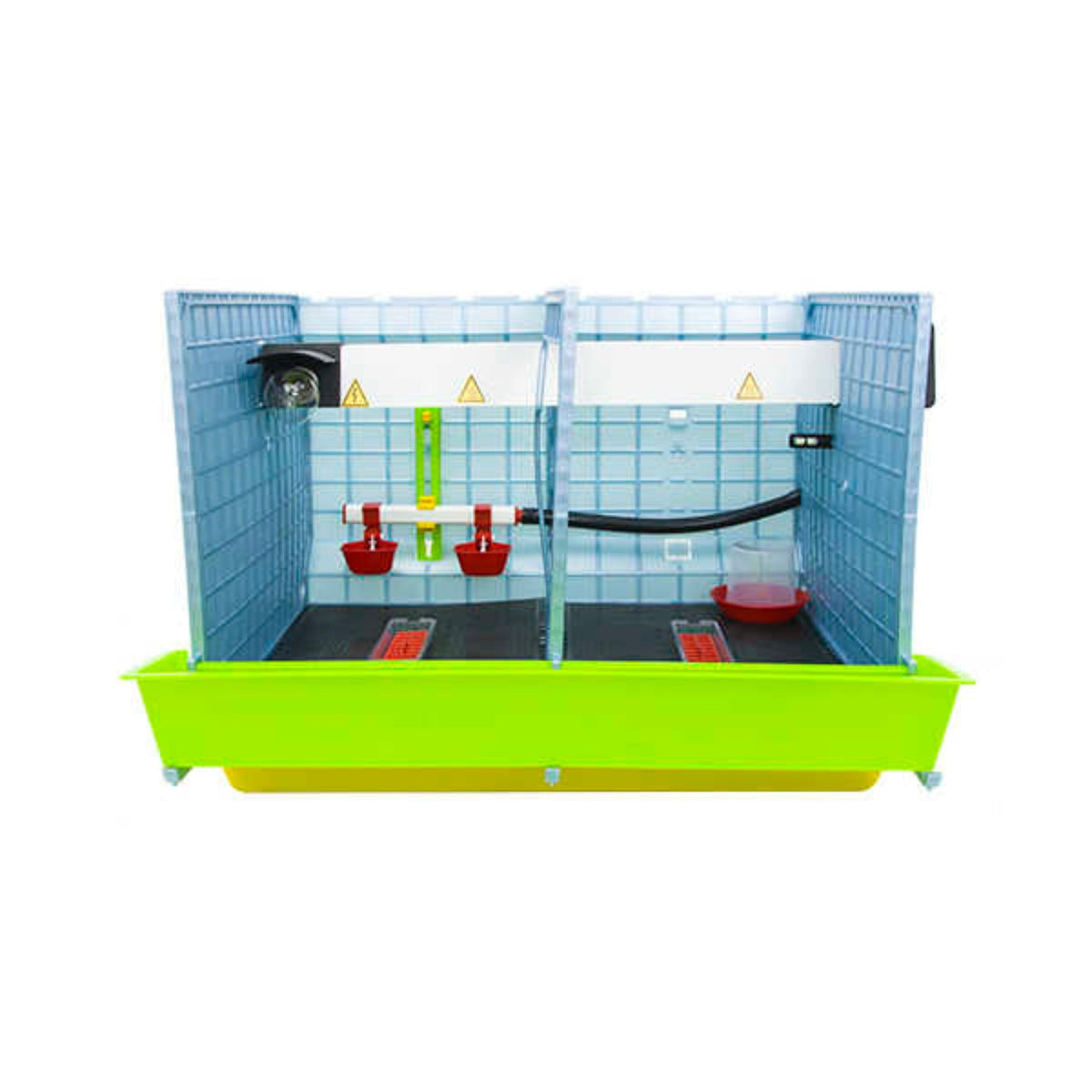 Chick Brooder - 2 Section H:15" (Starter Kit for Chickens, Turkeys, Ducks)