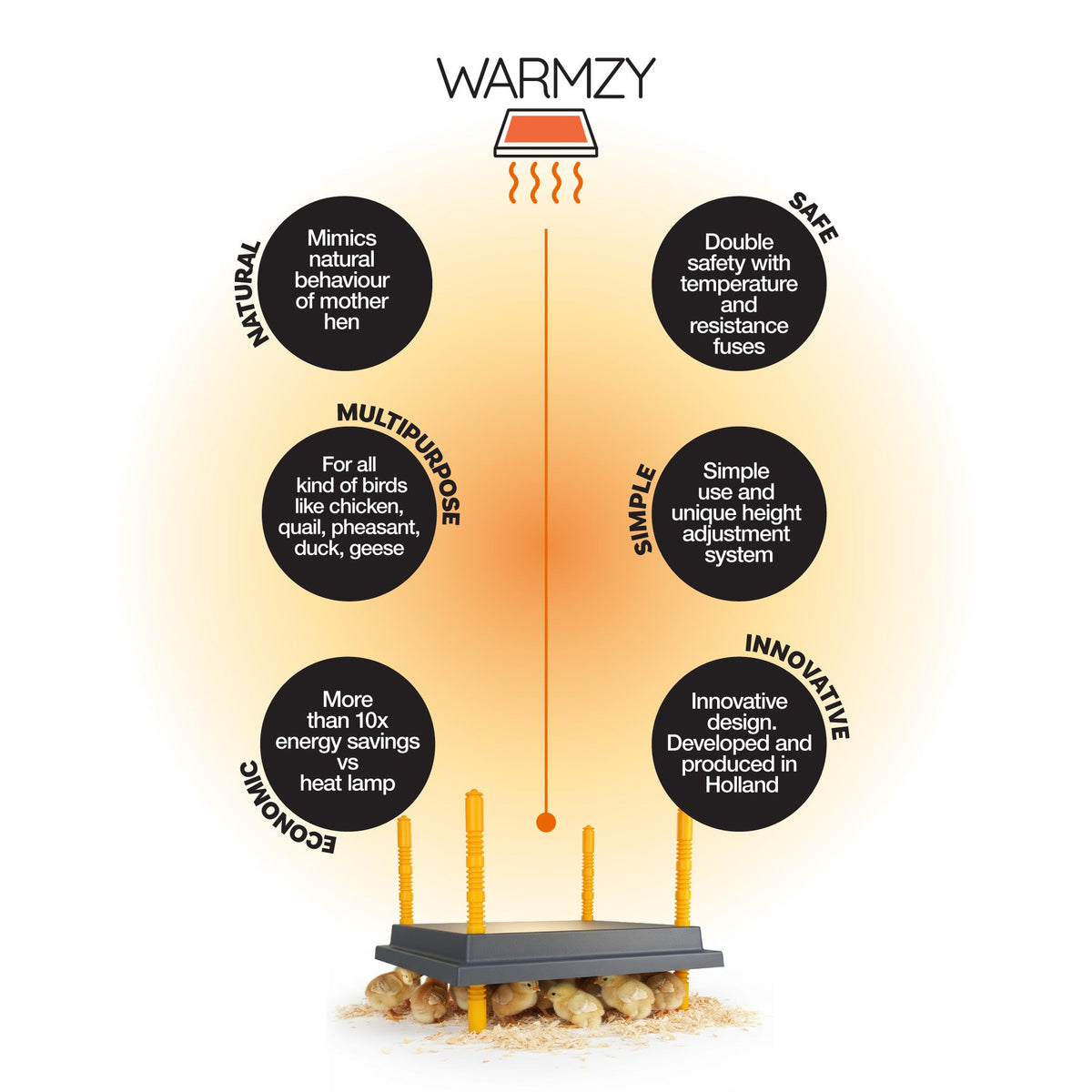 Warmzy Heating Plate (10" x 12") 20-25 chicks