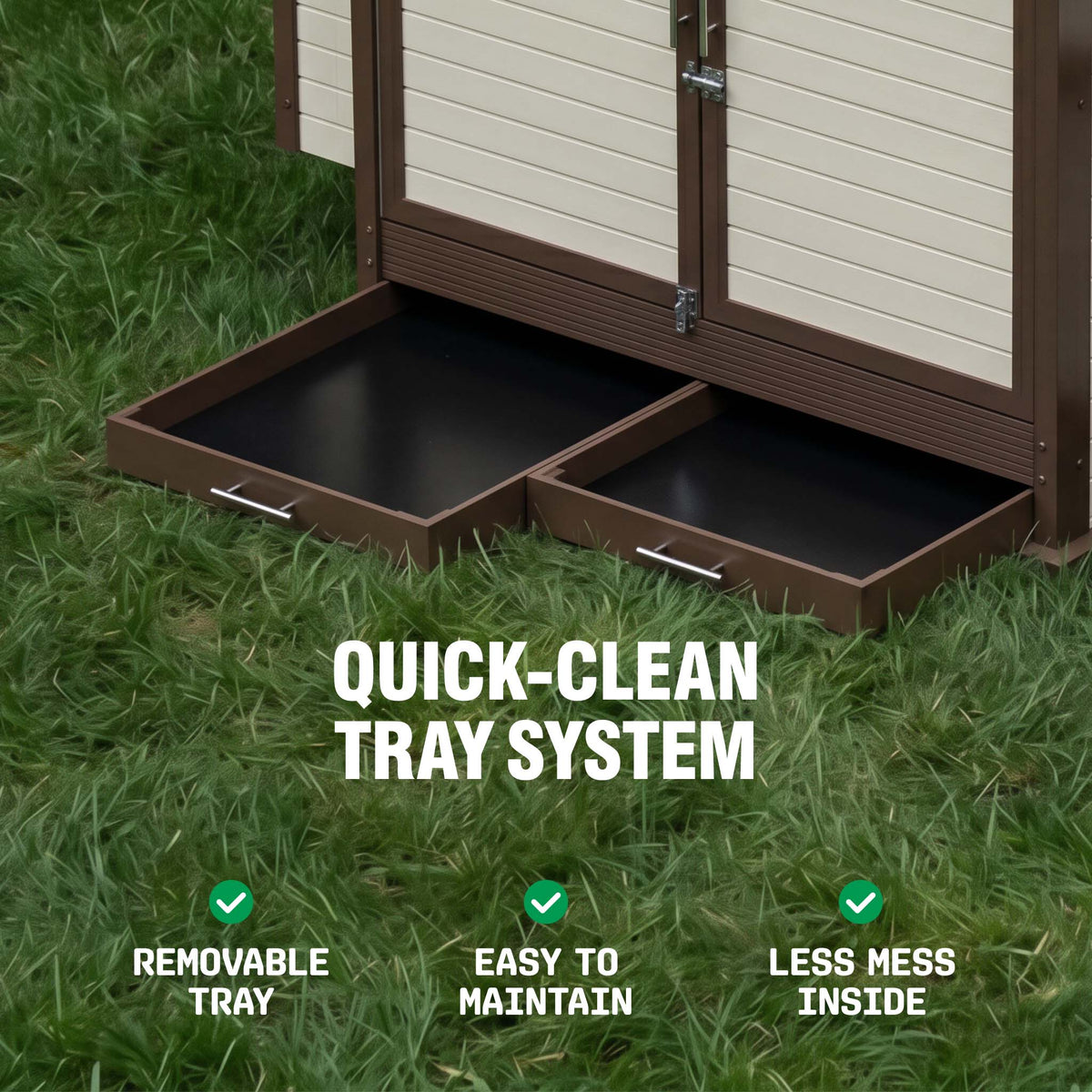Flock Right Chicken Coop - House with Stand