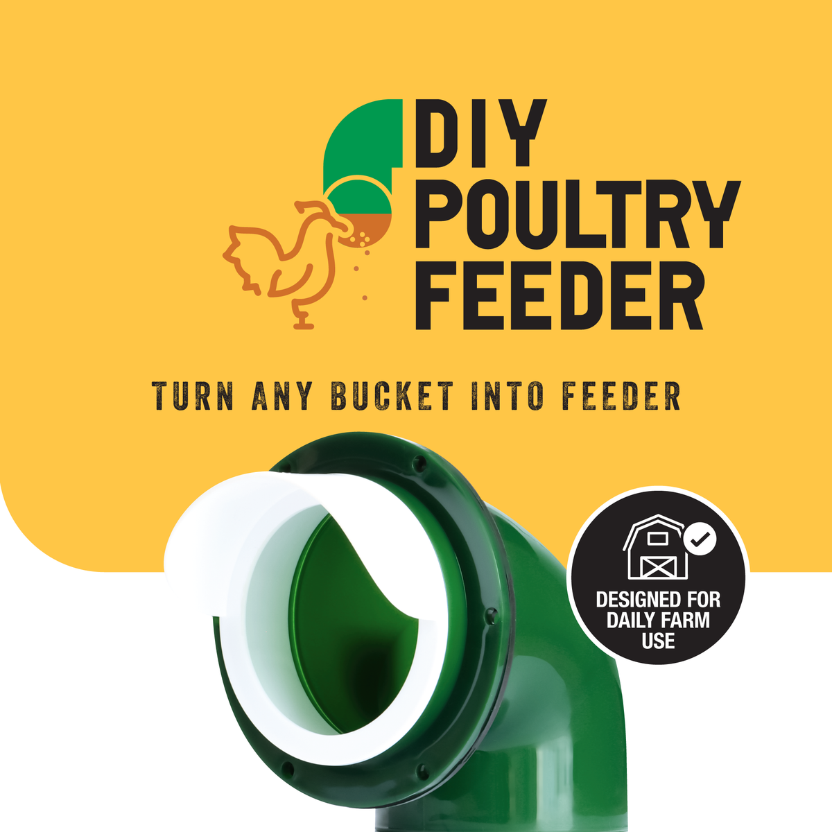 DIY Poultry Feeder Set (85 mm)