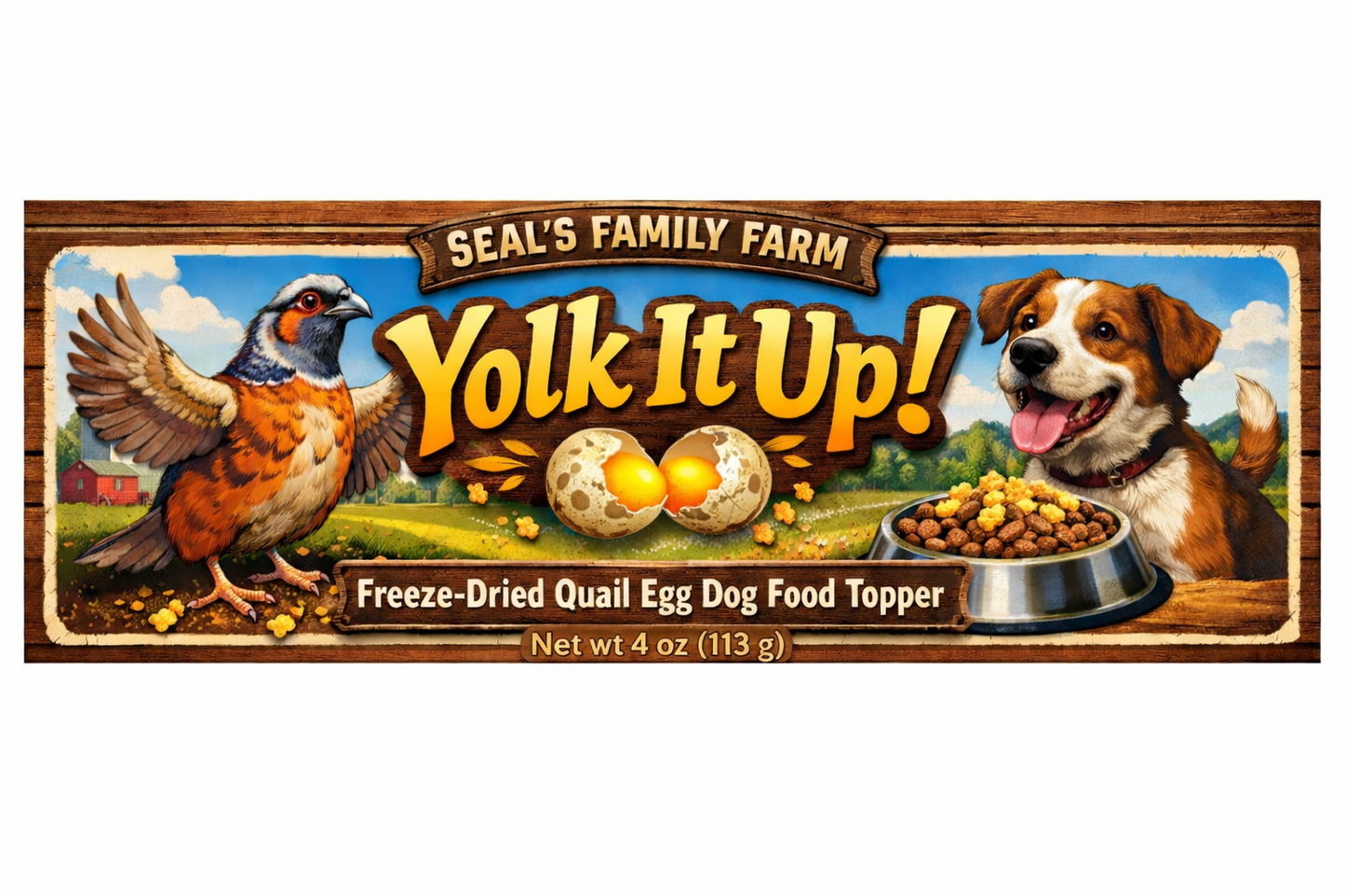 Yolk It Up! - Dog Food Topper
